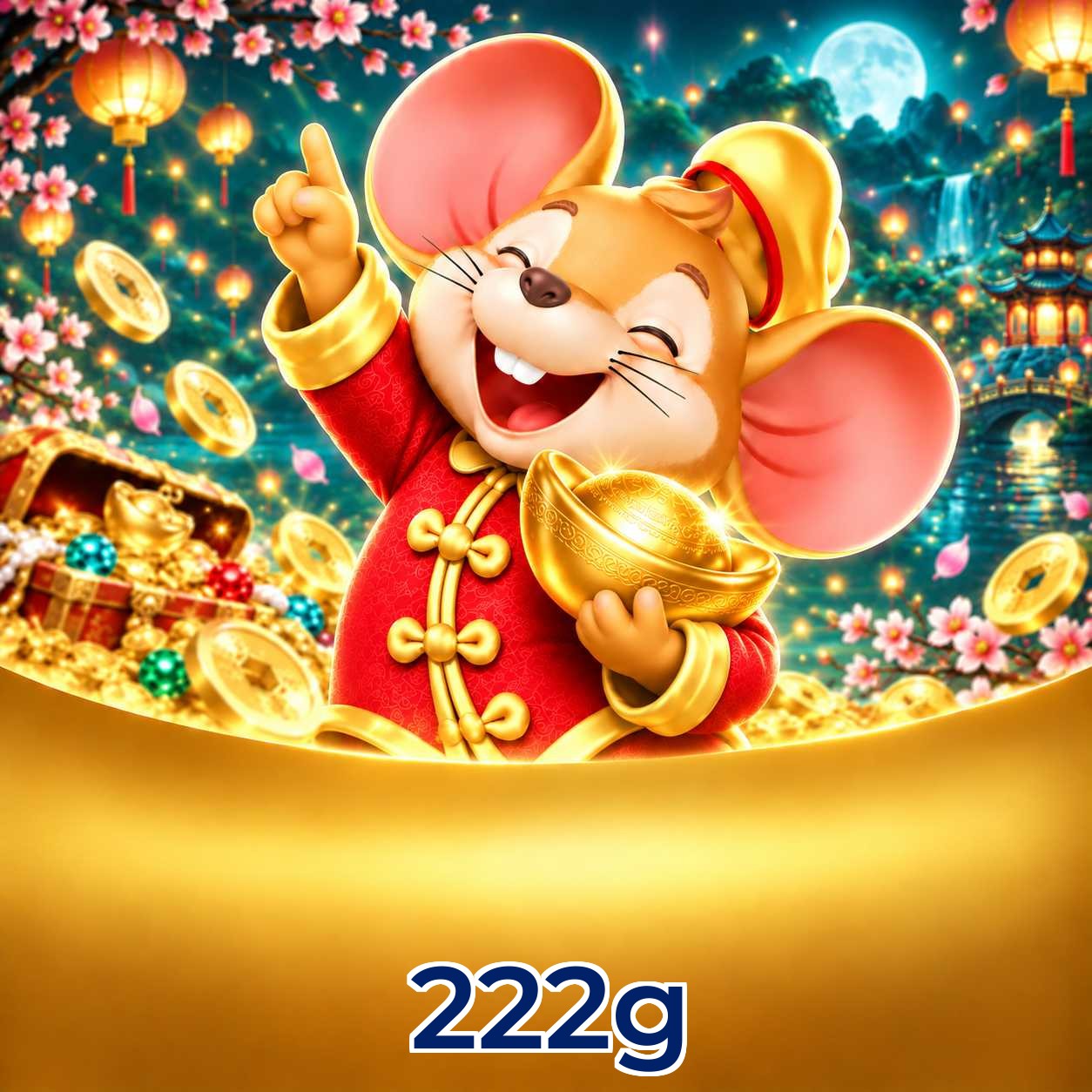 Bingo e slots Plushie Frenzy na 222g